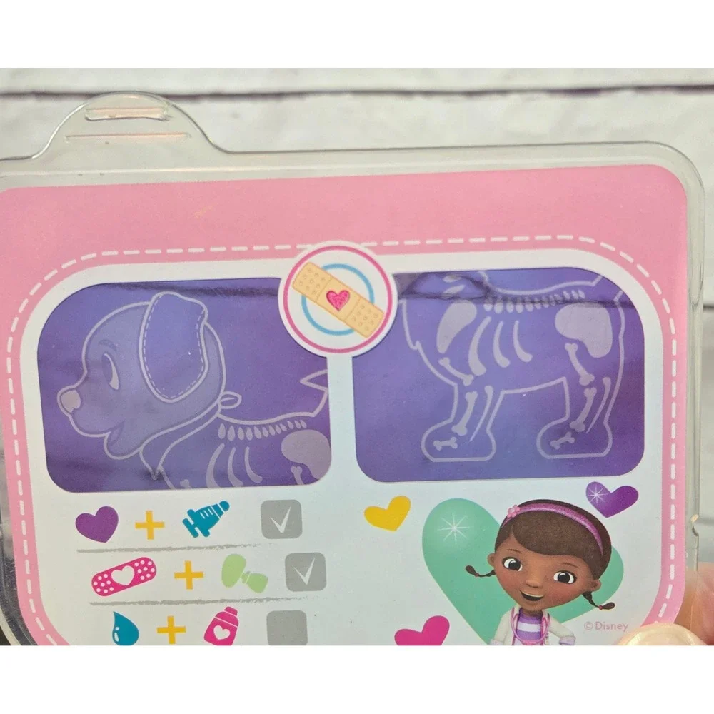 Disney Doc McStuffins‎ Pet Vet X-Ray Slide Card Replacement Toy Part Pink
